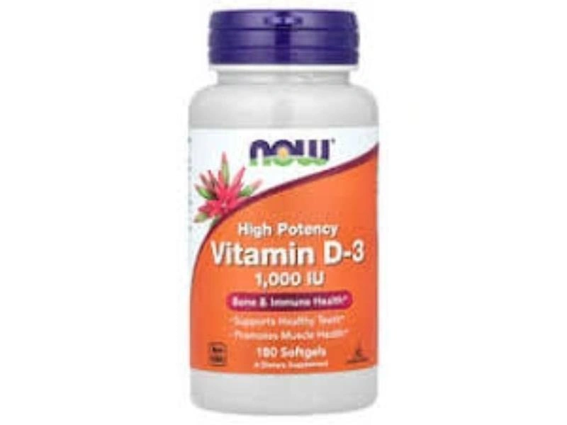 Now Vitamin D-3 1000Iu 180Softgels