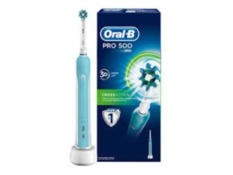 Oral B Pro 500 3D Cross Action Recharge Toothbrush