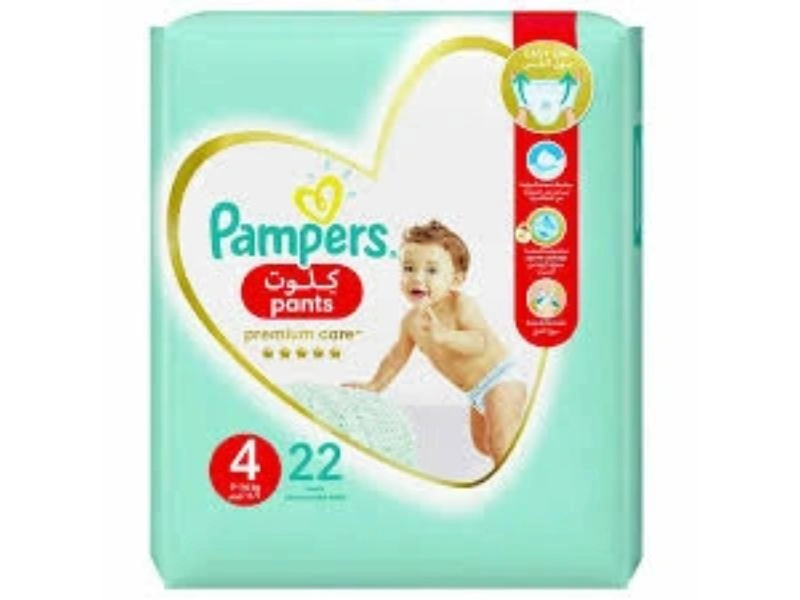 Pampers Premium Care Pants Size 4 22'S 
