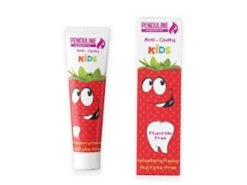 Penduline Kids Toothpaste Gel (Fluiride Free) Strawberry 75Ml