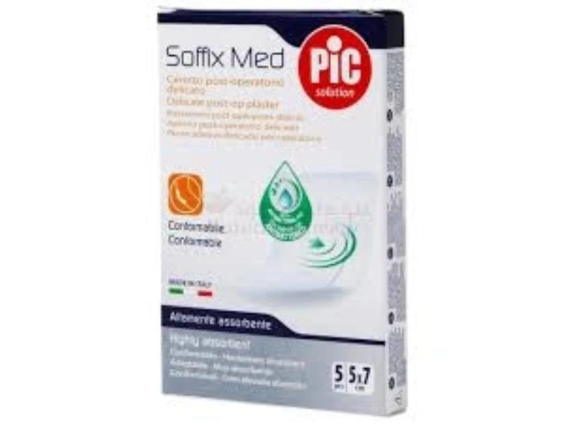 Pic - Soffix  Med Plaster  5 X 7Cm 5 Pcs 