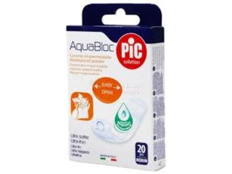 Pic Aquabloc Plaster  19 X72Mm   20 Pcs 